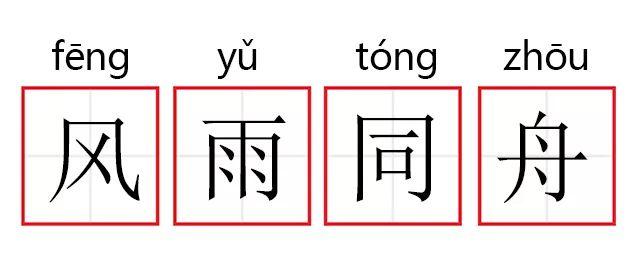 風雨同舟什么意思
