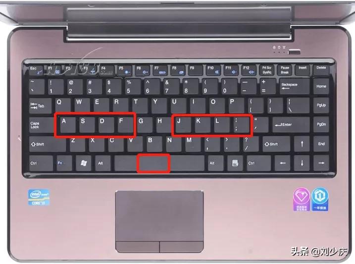 盲打鍵盤指法圖順口溜